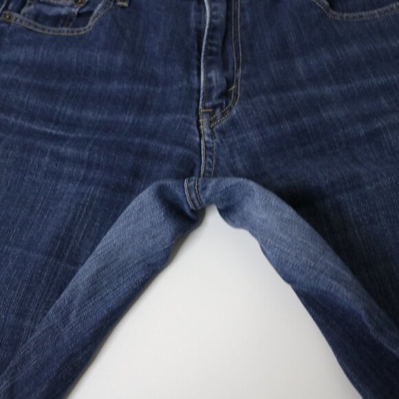 Levi’s Classic 505 Mid Rise Dark Wash Straight Jeans 30 In Inseam 12 Medium - Picture 7 of 16
